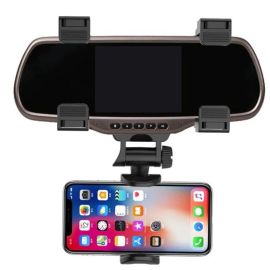 Universal 360 Rotatable Car Rearview Mirror Mount Mobile Holder