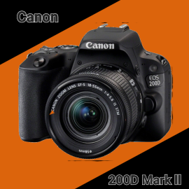 Canon 200D Mark ll DSLR Camera with 18-55mm STM Lens