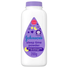  Johnson’s Baby Powder Bedtime 200gm with a calming aroma for dry, comfortable baby skin.