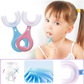 Kids U Shape Silicon Tooth Brush Pack Of 2