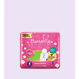 BUTTERFLY BREATHABLES COTON MAXI XL 8PCS