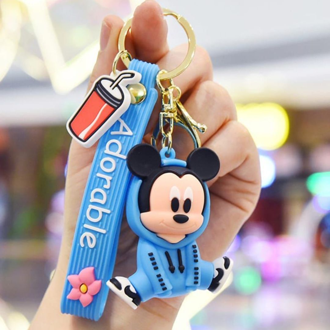 Mickey Mouse 3D Silicone Keychain