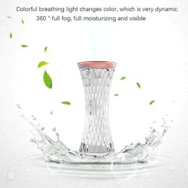 USB ATMOSPHERE LIGHT HUMIDIFIER CRYSTAL LAMPS BEDROOM 7 COLORS