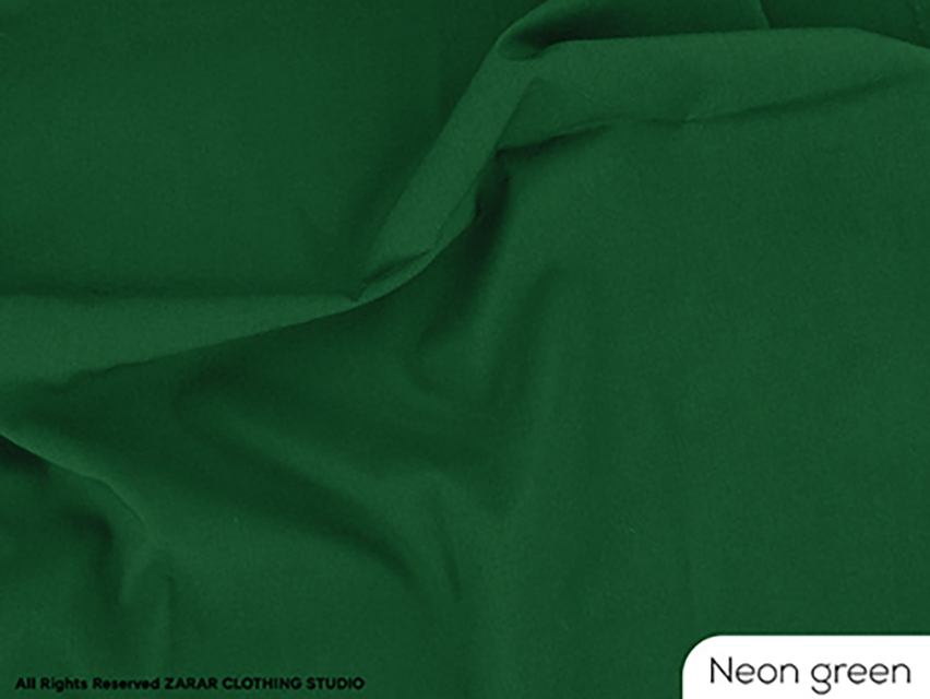 Neon Green (Cotton Delight) ZARAR CLOTHING STUDIO