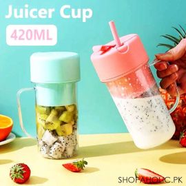 Rechargeable juicer cup
