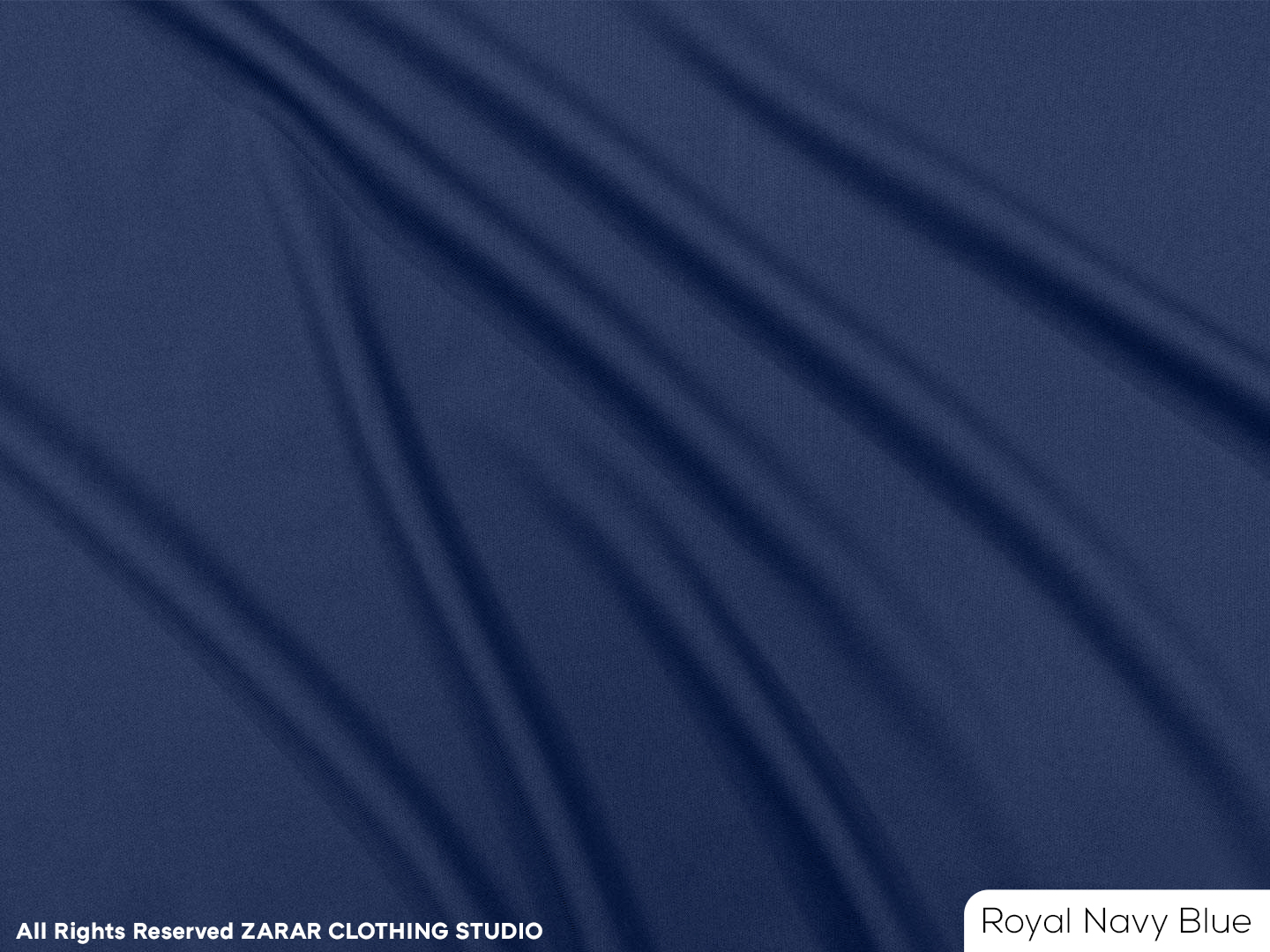 Royal Navy Blue (Wash n Wear Supreme) ZARAR CLOTHING STUDIO