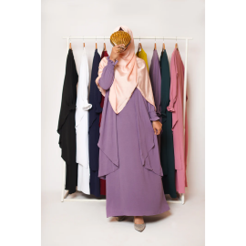 Serene Classic Abaya-Mauve