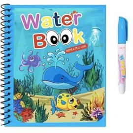 Magic Water Coloring Book For Kids (random Colors & Design) | Magic Reusable Handwriting Workbooks | practice copybooks for Kids