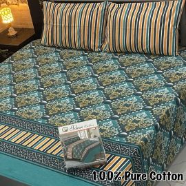 100% Pure Cotton Bedsheet (Design 5)