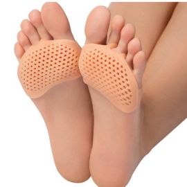 New Soft Silicon Gel Half Toe Sleeve Forefoot Pads For Pain Relief without