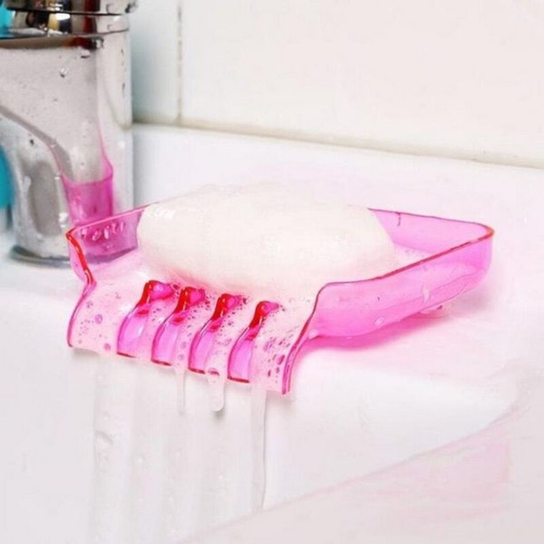 Waterfall Crystal Clear Drainage Soap Tray