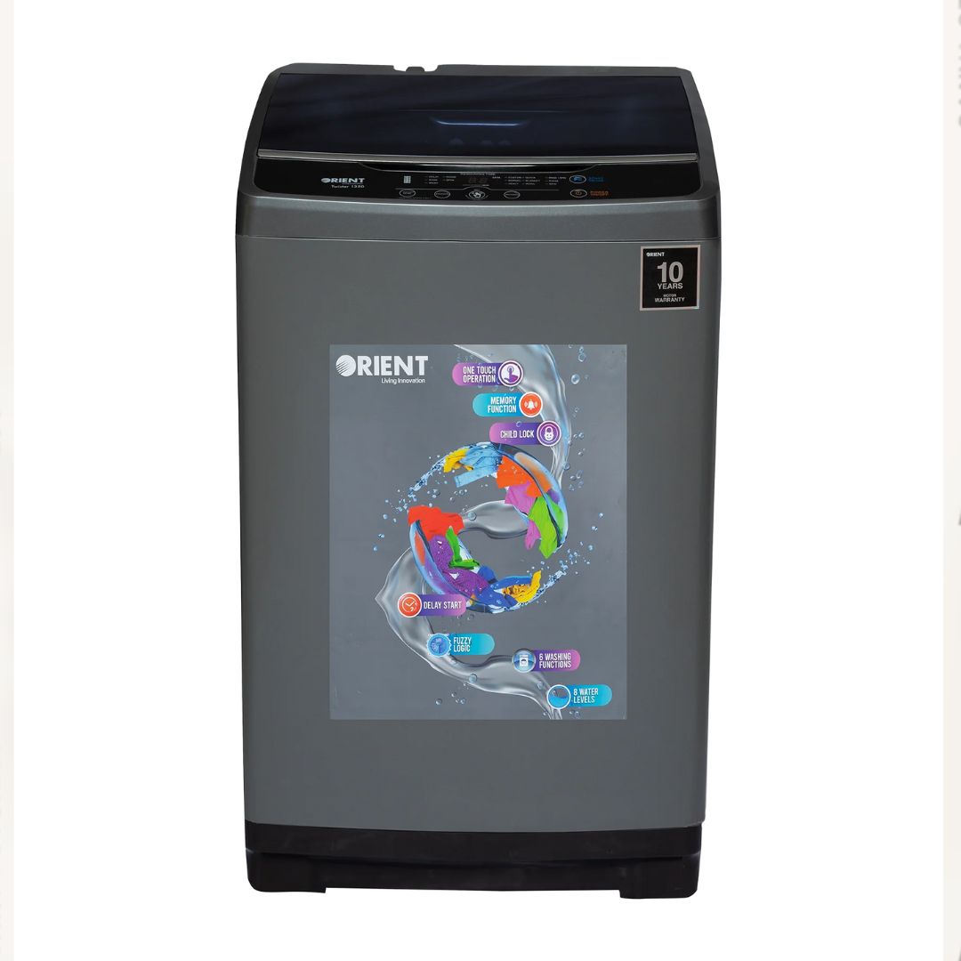 Orient Twister-1350 12 Kg Metallic Grey Washing Machine
