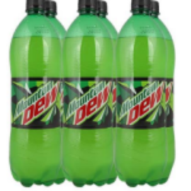 Soft Drink MOUNTAIN DEW (Pack of 1L x 6)