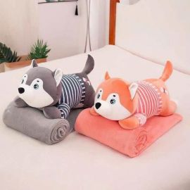 Baby Fox Plush Toy with blanket