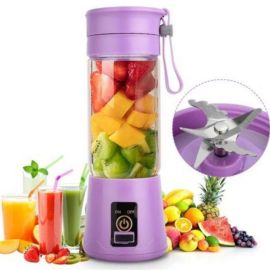 Portable and Rechargeable Battery Juice Blender 