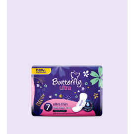 BUTTERFLY ULTRA THIN EXTRA LONG 7PICS