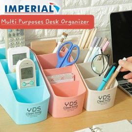 Tabletop Organiser Stationary Home Office Pen Pencil Holder Storage Chic Unique