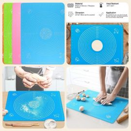 Kitchen Baking Mat - Extra Large [For rolling rotis, pizza, cakes and pastries]
