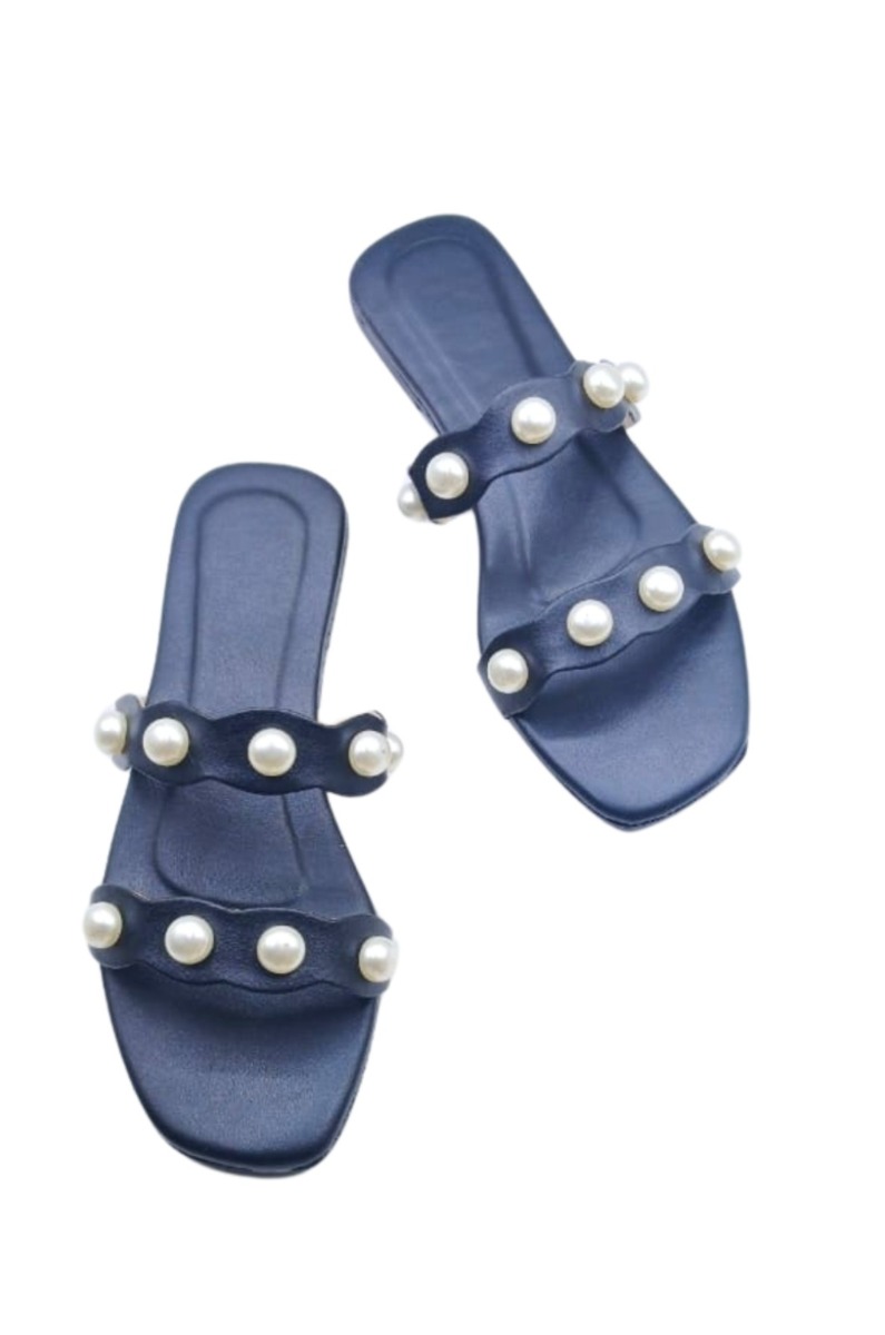 Fancy Slippers For Girl (Blue) 