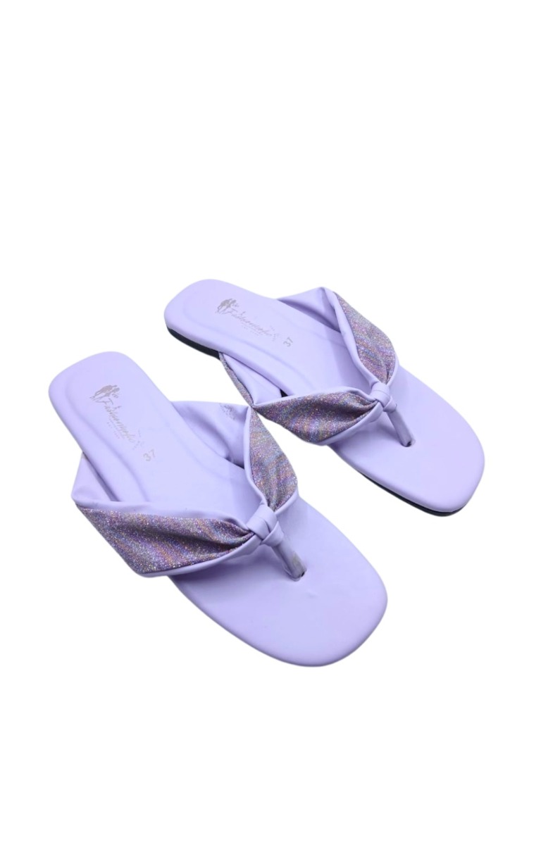 Fancy Slippers For Girls (Purple) 