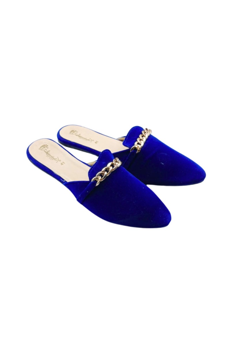 Fancy Slippers For Girl's (Blue2)