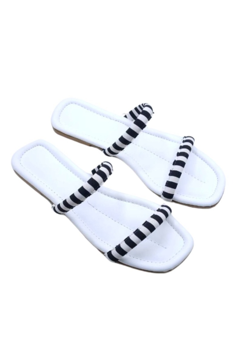 Fancy Slippers For Girl's (White Season)