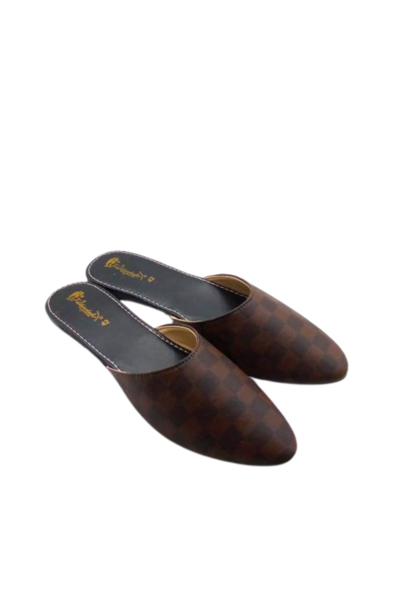 Fancy Slippers For Girl's (Brown Season)